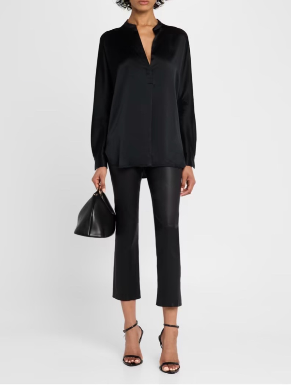 Vince. Black Blouse
